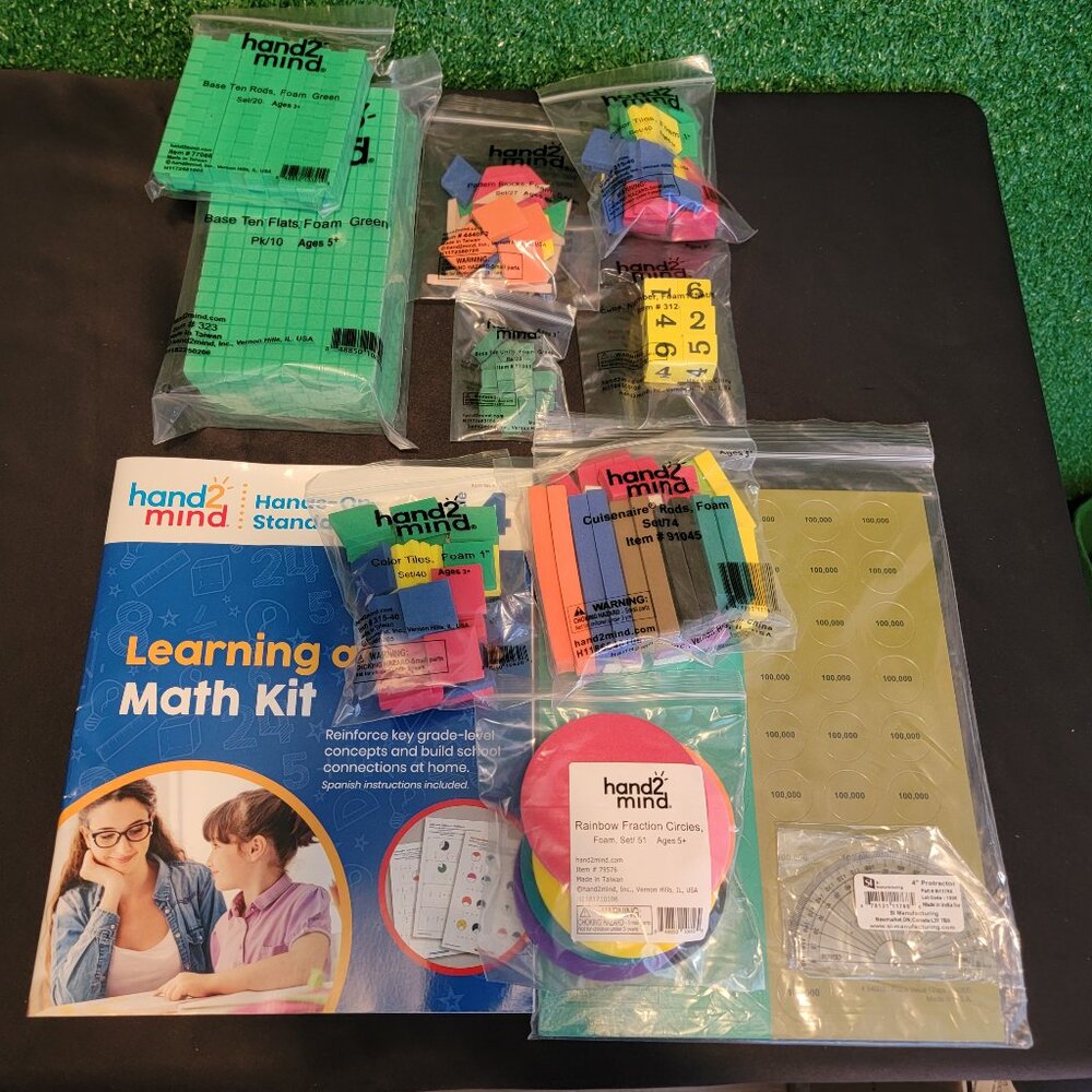 Hand 2 Mind Hands On Standards Learning at Home 4th Grade Math Kit NEW